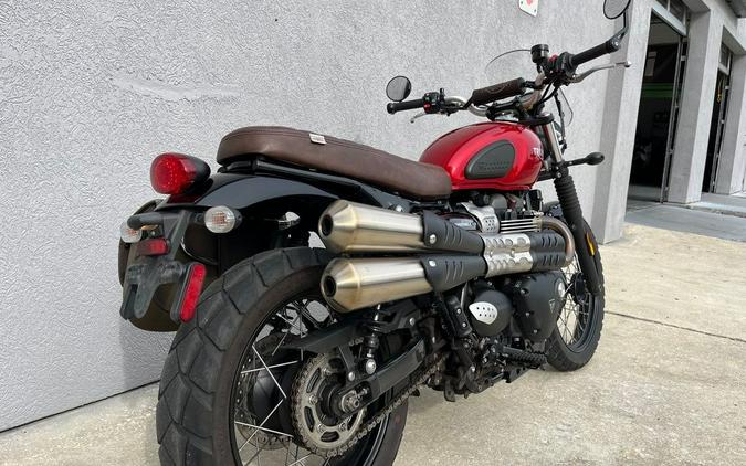 2019 Triumph Street Scrambler Cranberry Red