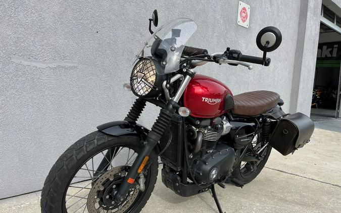 2019 Triumph Street Scrambler Cranberry Red