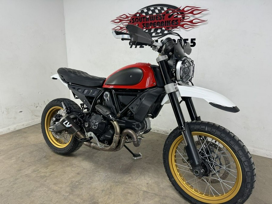 2017 Ducati Scrambler Desert Sled Red Dusk