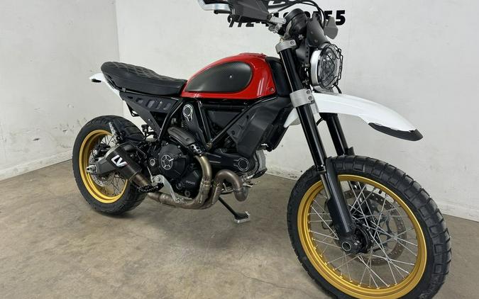 2017 Ducati Scrambler Desert Sled Red Dusk