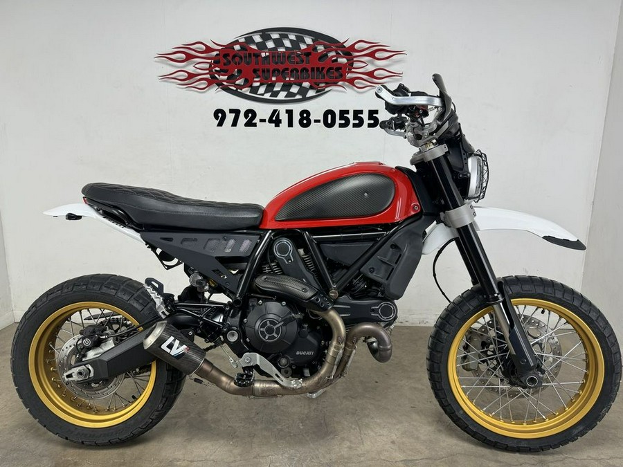 2017 Ducati Scrambler Desert Sled Red Dusk