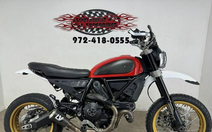 2017 Ducati Scrambler Desert Sled Red Dusk