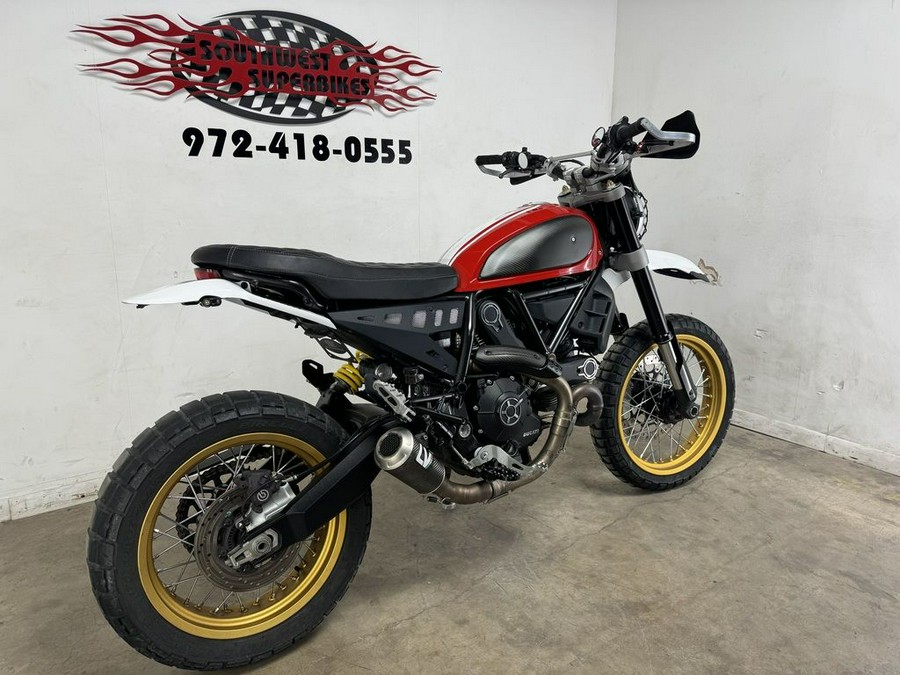 2017 Ducati Scrambler Desert Sled Red Dusk