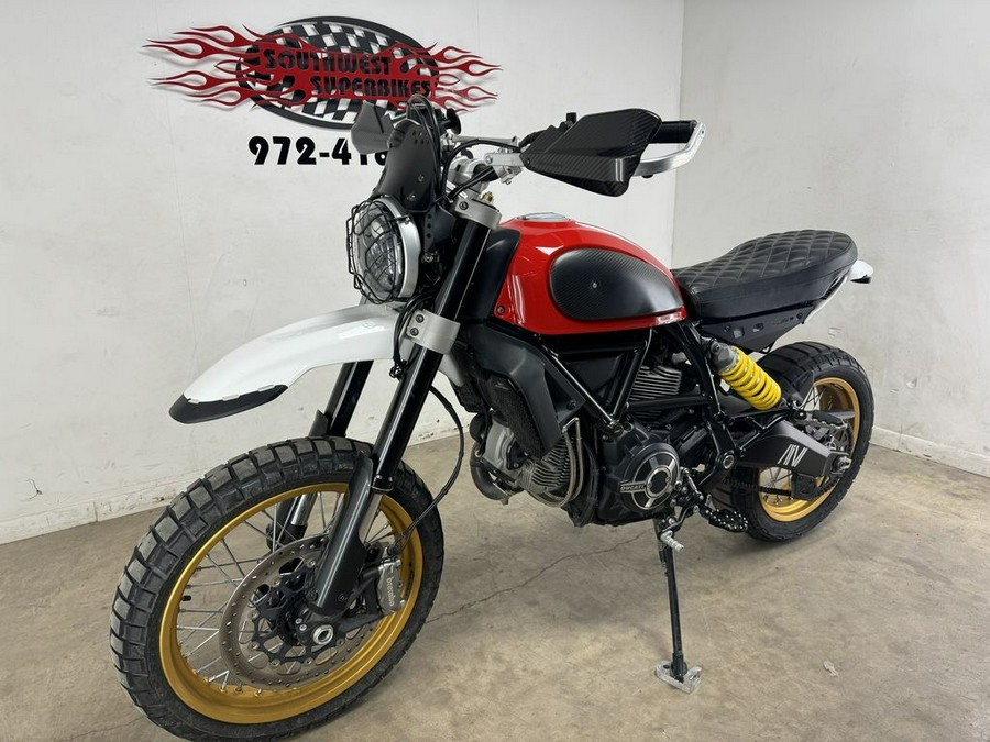 2017 Ducati Scrambler Desert Sled Red Dusk