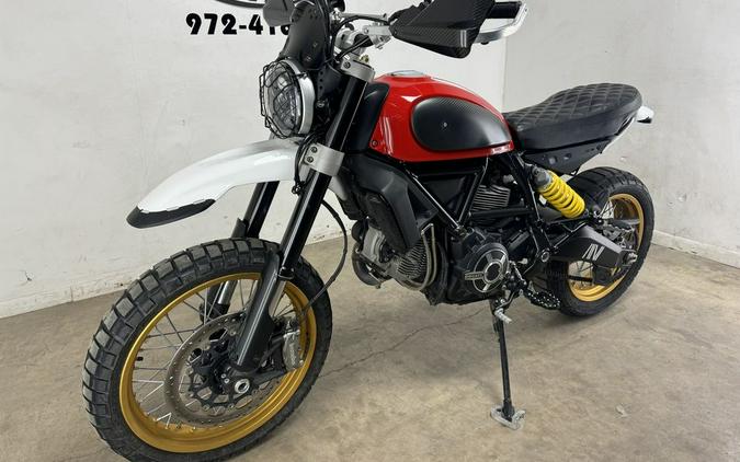 2017 Ducati Scrambler Desert Sled Red Dusk