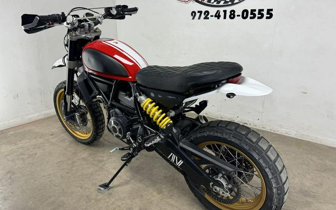 2017 Ducati Scrambler Desert Sled Red Dusk