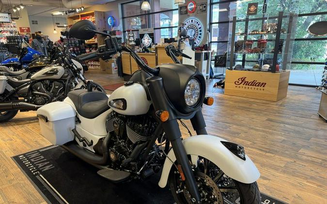 2026 Indian Springfield Dark Horse Ghost White Metallic Smo