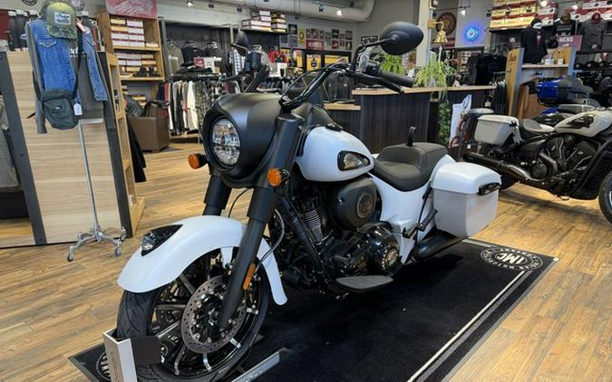 2026 Indian Springfield Dark Horse Ghost White Metallic Smo