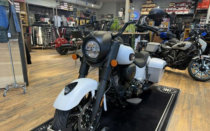 2026 Indian Springfield Dark Horse Ghost White Metallic Smo