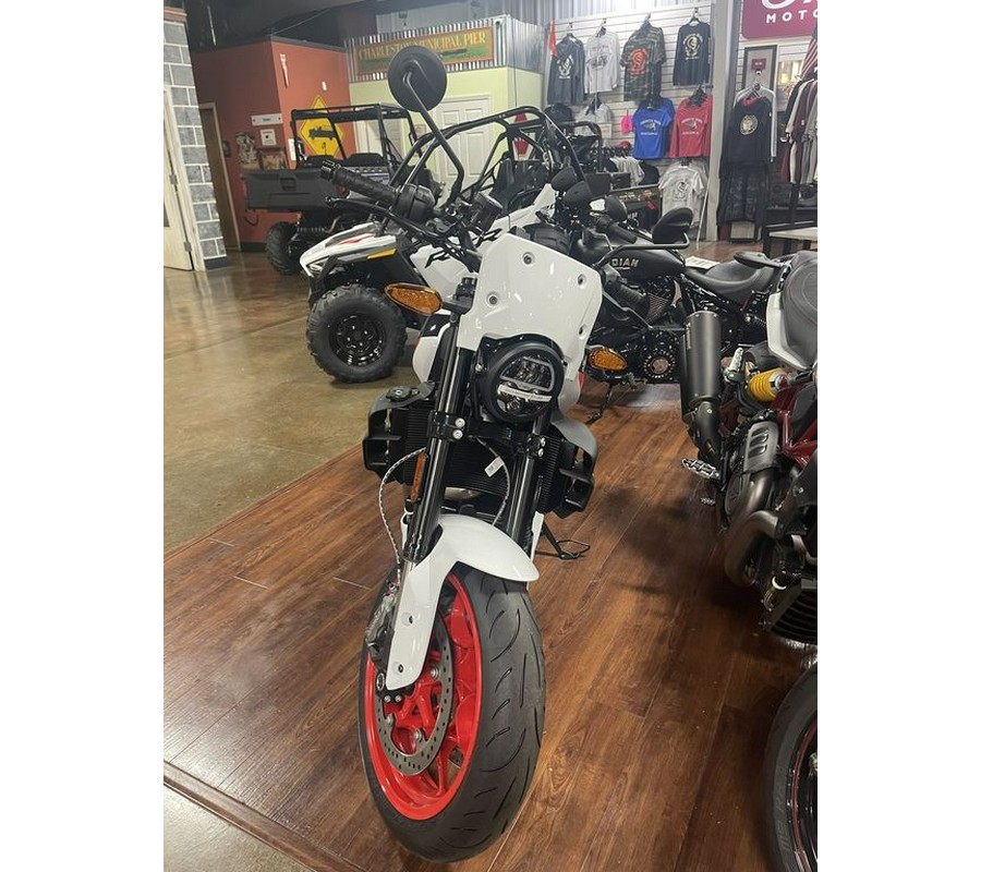 2023 Indian Motorcycle® FTR Sport White Lightning/Indy Red