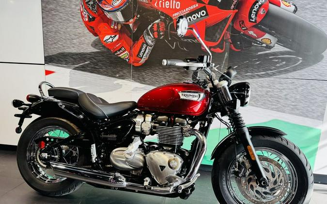 2023 Triumph Bonneville Speedmaster Cordovan Red