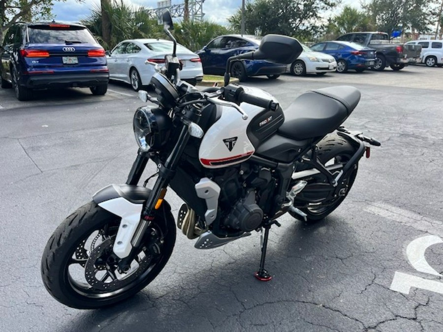2022 Triumph Trident 660 Crystal White