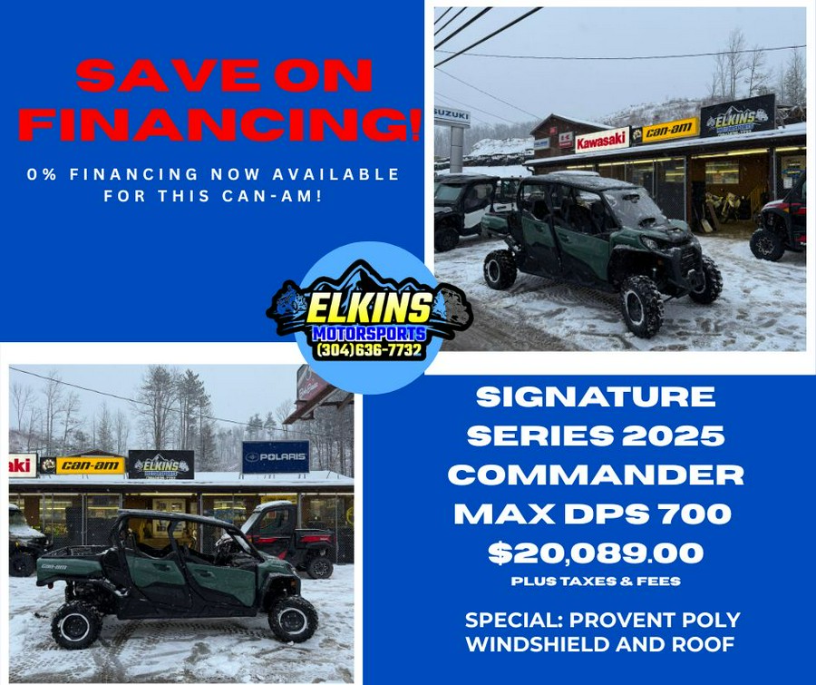 2025 Can-Am Signature Series Commander Max DPS 700