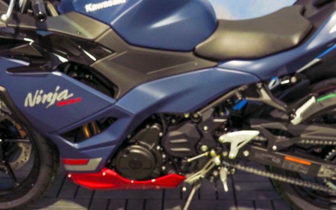 2026 Kawasaki Ninja 500 ABS Metallic Matte Twilight Blue
