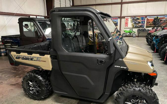 2024 CFMOTO Uforce 1000 ALPINE DESERT TAN (ENCLOSED CAB WITH HEATER AND POWER WINDOWS)