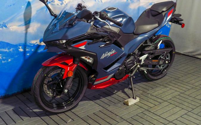 2026 Kawasaki Ninja 500 ABS Metallic Matte Twilight Blue