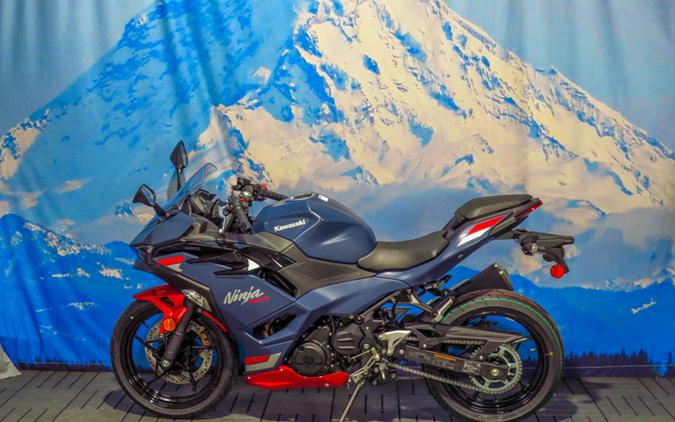 2026 Kawasaki Ninja 500 ABS Metallic Matte Twilight Blue