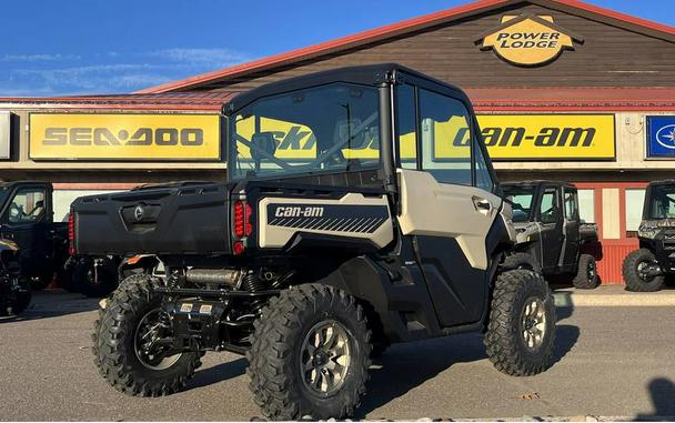 2024 Can-Am DEFENDER LIMITED CAB HD10 - DESERT TAN / BLACK