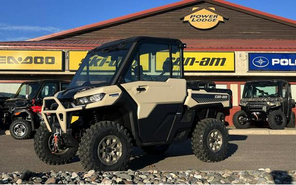 2024 Can-Am DEFENDER LIMITED CAB HD10 - DESERT TAN / BLACK