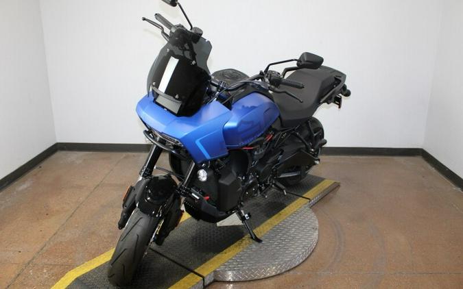 2026 Harley-Davidson® Pan America® 1250 ST Aurora Blue Denim Black Trim