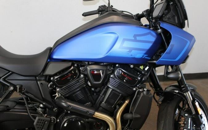 2026 Harley-Davidson® Pan America® 1250 ST Aurora Blue Denim Black Trim