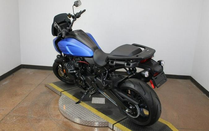 2026 Harley-Davidson® Pan America® 1250 ST Aurora Blue Denim Black Trim