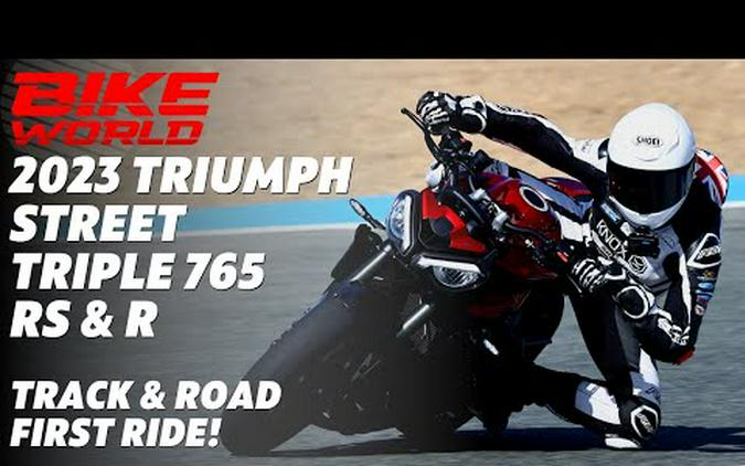 2023 Triumph Street Triple 765 R & RS Launch First Ride | On Track & Road