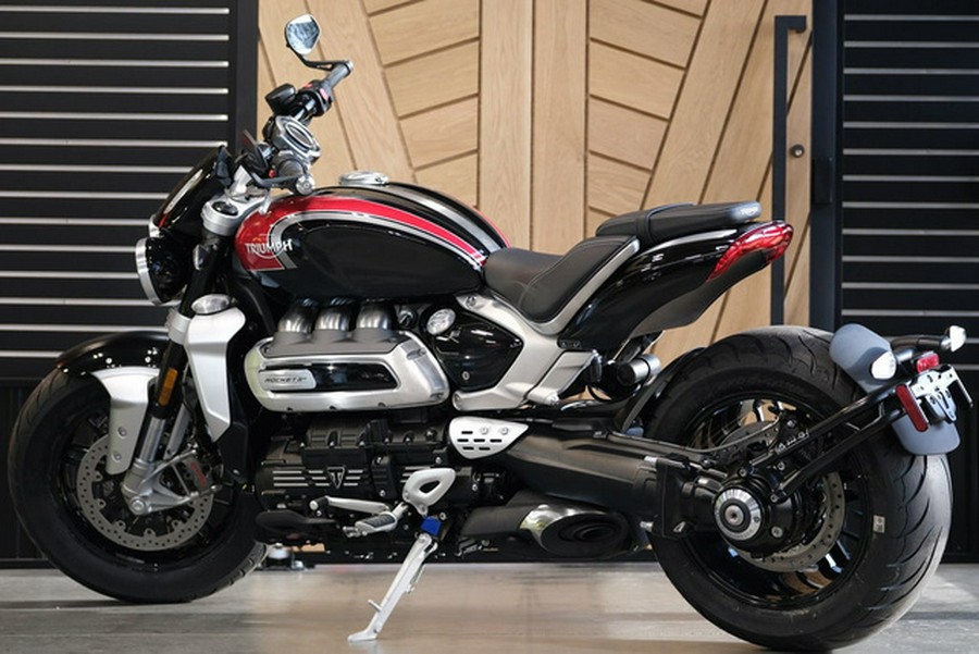 2024 Triumph Rocket 3 R Sapphire Black/Carnival Red/Silver Ice Rocket 3 R Sapphire Black