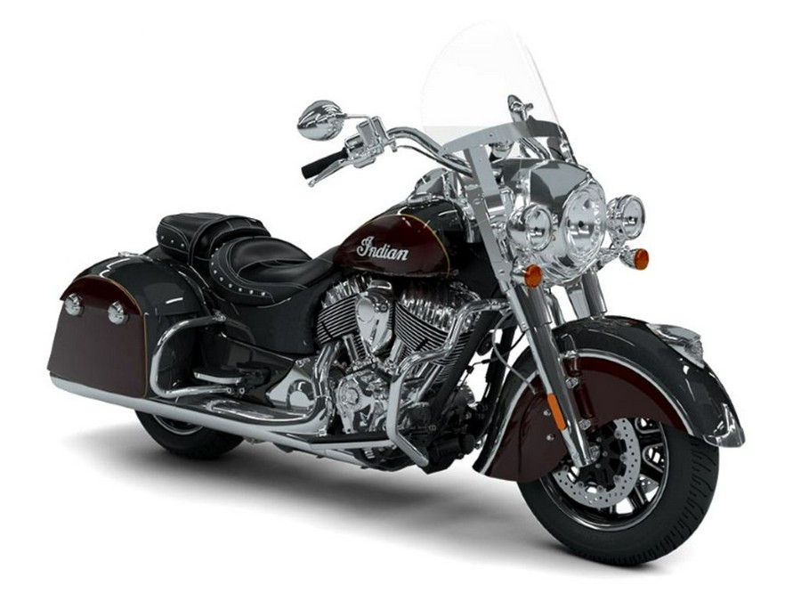 2018 Indian Motorcycle® Springfield® ABS Steel Gray over Burgundy Metallic