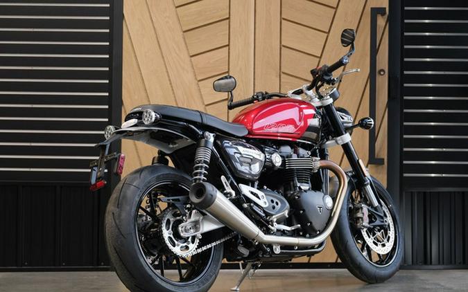 2024 Triumph Speed Twin 1200 Carnival Red/Storm Grey