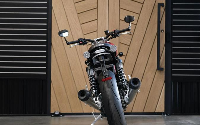 2024 Triumph Speed Twin 1200 Carnival Red/Storm Grey