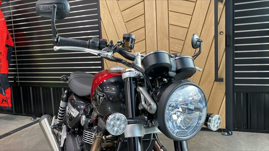 2024 Triumph Speed Twin 1200 Carnival Red/Storm Grey