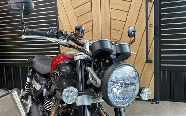 2024 Triumph Speed Twin 1200 Carnival Red/Storm Grey