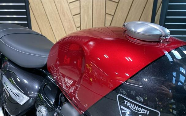 2024 Triumph Speed Twin 1200 Carnival Red/Storm Grey