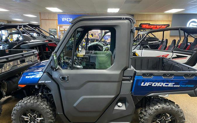 2024 CFMOTO Uforce 1000 ALPINE TWILIGHT BLUE (ENCLOSED CAB WITH HEATER AND POWER WINDOWS)