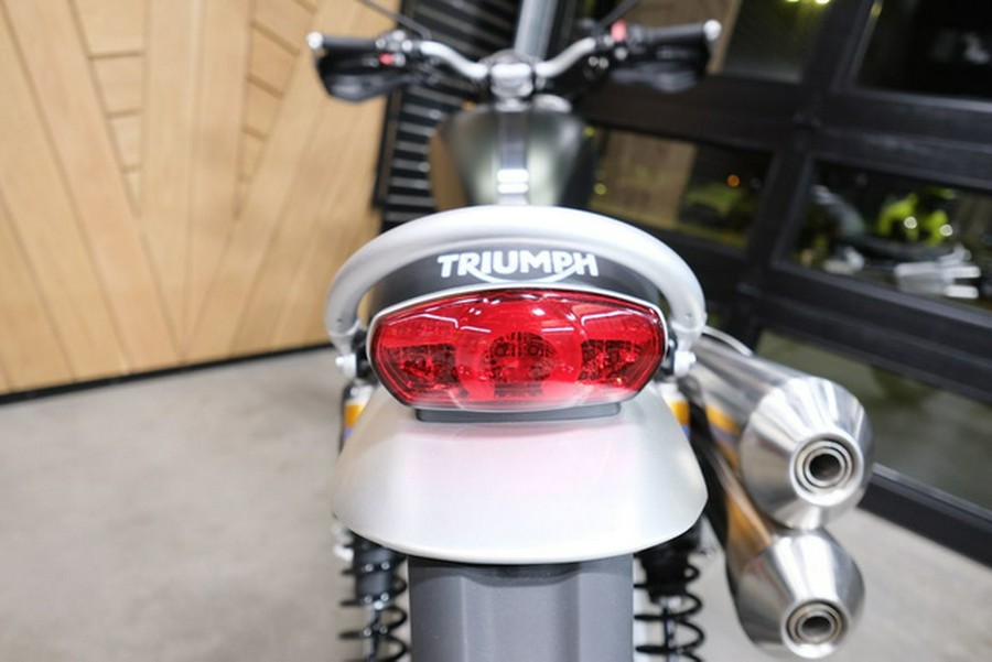 2023 Triumph Scrambler 1200 XE Matte Khaki Green Matte Jet Blac XE Carnival Red Jet Black