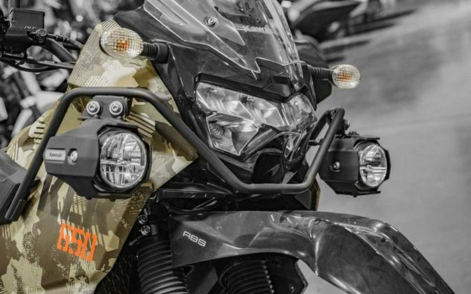 2025 Kawasaki Klr650 Adventure ABS Cypher Camo Beige