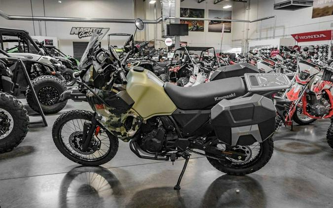 2025 Kawasaki Klr650 Adventure ABS Cypher Camo Beige