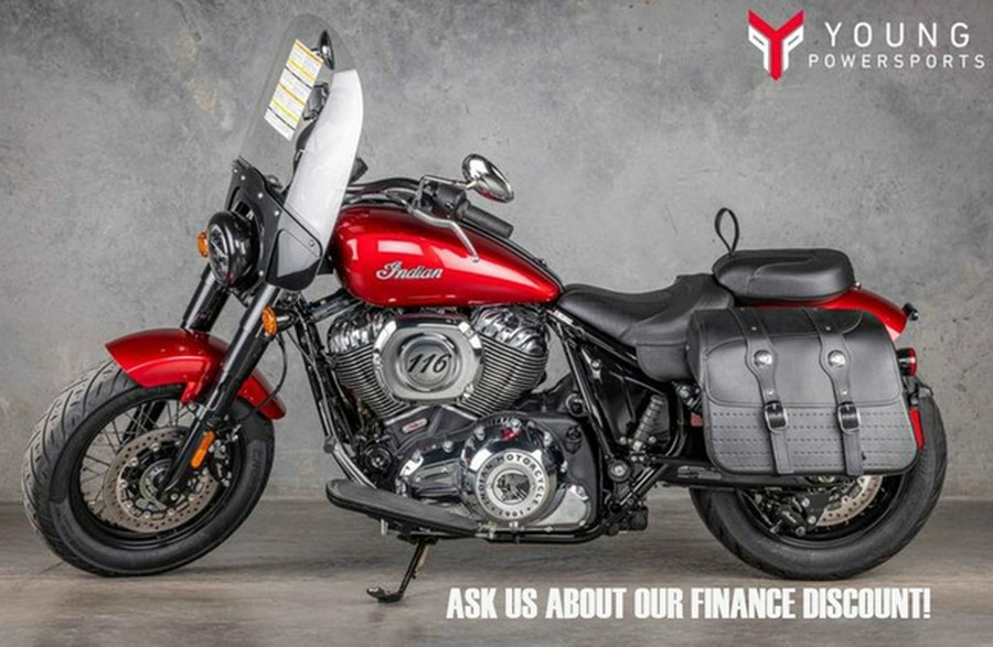 2025 Indian Super Chief Limited Sunset Red Metallic