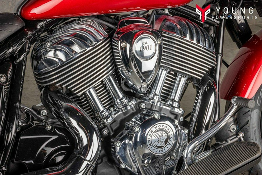 2025 Indian Super Chief Limited Sunset Red Metallic