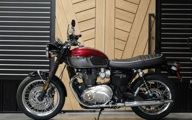 2024 Triumph Bonneville T120 Cordovan Red/Silver Ice