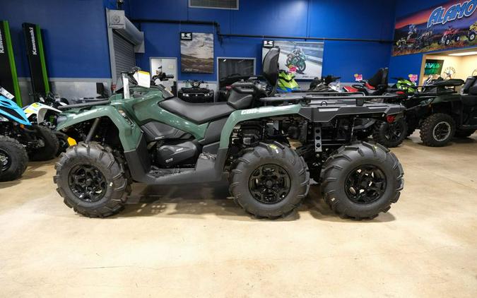 New 2024 CAN-AM OUTLANDER MAX 6X6 DPS 450 TUNDRA GREEN