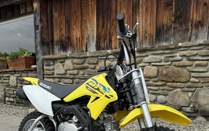 2025 Suzuki DR-Z50 Champion Yellow No. 2