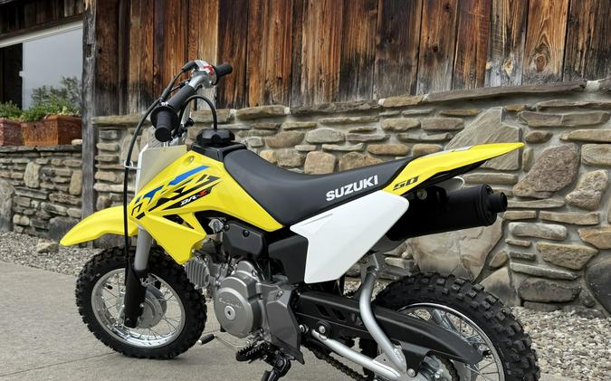 2025 Suzuki DR-Z50 Champion Yellow No. 2