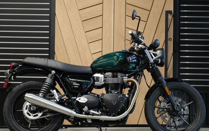 2024 Triumph Speed Twin 900 Competition Green/Phantom Black