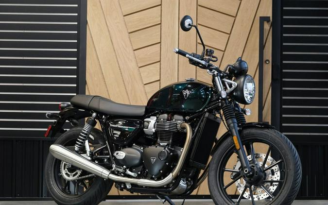 2024 Triumph Speed Twin 900 Competition Green/Phantom Black