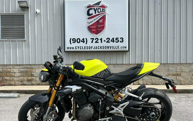 2026 Triumph Speed Triple 1200 RX Triumph Performance Yellow