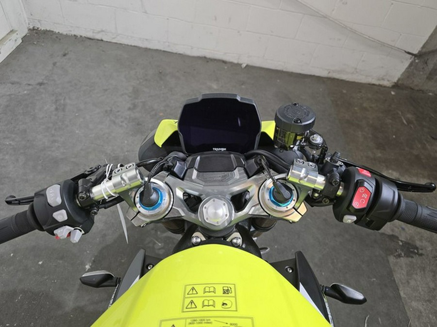 2026 Triumph Speed Triple 1200 RX Triumph Performance Yellow