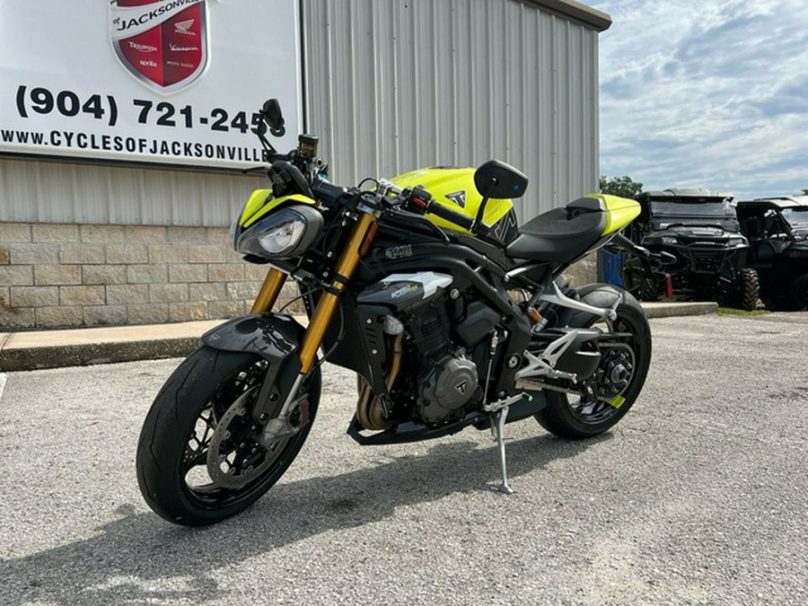 2026 Triumph Speed Triple 1200 RX Triumph Performance Yellow