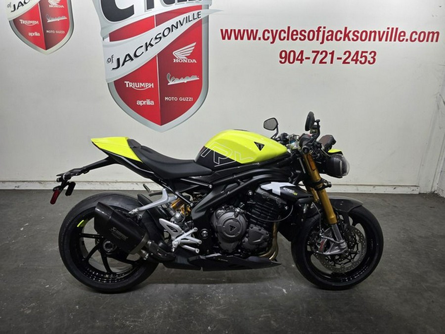 2026 Triumph Speed Triple 1200 RX Triumph Performance Yellow